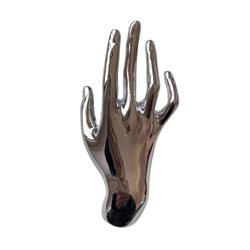 Уникальная брошь-украшение с жестом руки, креативная большая брошь в форме руки для женщин, мужчин, аксессуар для панк-вечеринки