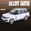 1/18 Range Rover 50th Anniversary Alloy Car Model Sound And Light Simulation Car Decoration Collection Boy Childrens Toy Gift