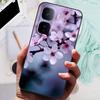 Чехол для VIVO IQOO Neo 10 Pro Черная крышка Цветы Силиконовый Мягкий Задний Чехол Для телефона vivo iQOO Neo 10 Neo10 5G 10Pro Бампер