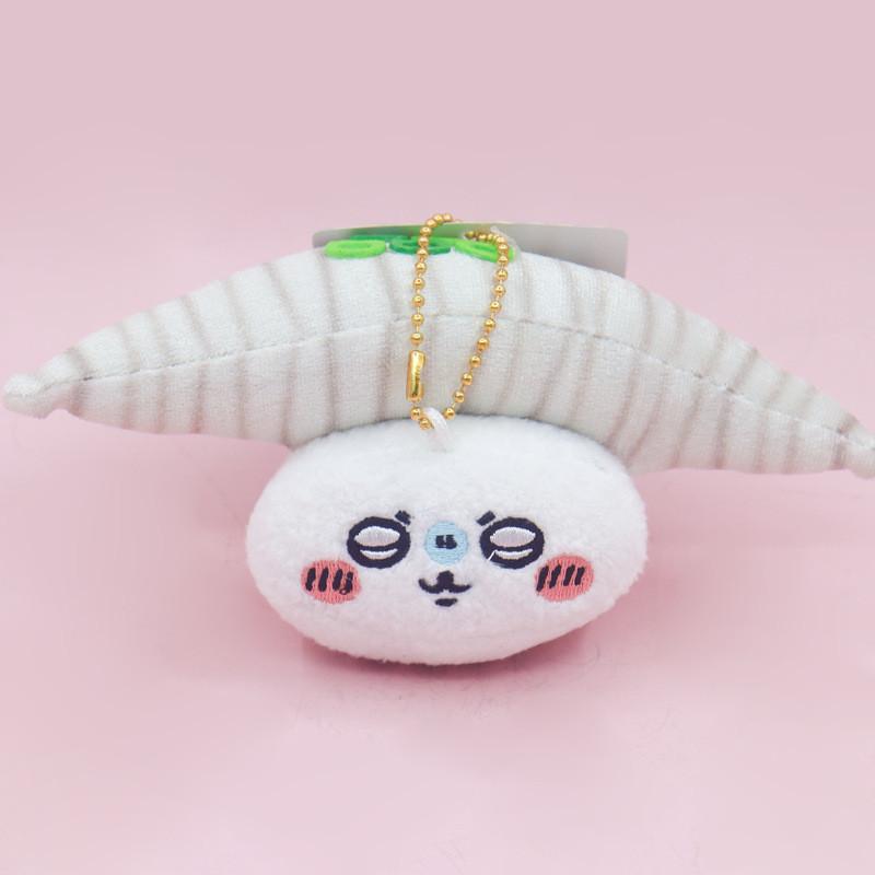 Adorable Tokyo Gii Kawa Plush Sushi Rice Ball Keychain With Cute Animal Designs