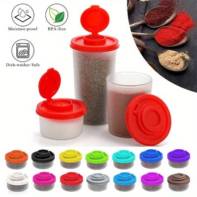 Уличная банка для специй с влагонепроницаемой и прозрачной красной крышкой для кемпинга и пикника