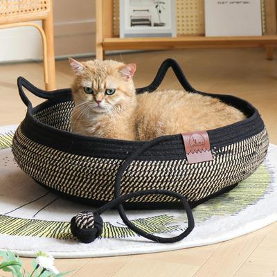 Корзина-лежанка для кошки, когтеточка, гамак, коврик для царапания для котенка, общежитие, квартира