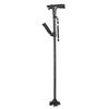 TrustyCane: Light-Up Walking Stick with Voice Broadcast for Seniors, Five-Section Adjustable Design