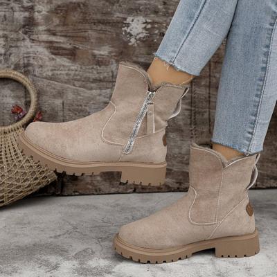 Зимние женские зимние сапоги плюс бархатные простые туфли для женщин хлопковая обувь 2024 новые теплые сапоги большого размера для женщин Zapatos De Mujer