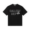 Оптовая продажа GALLERY DEPT стираная старая короткорукавная красота модный ретро принт черепа парная свободная футболка лето