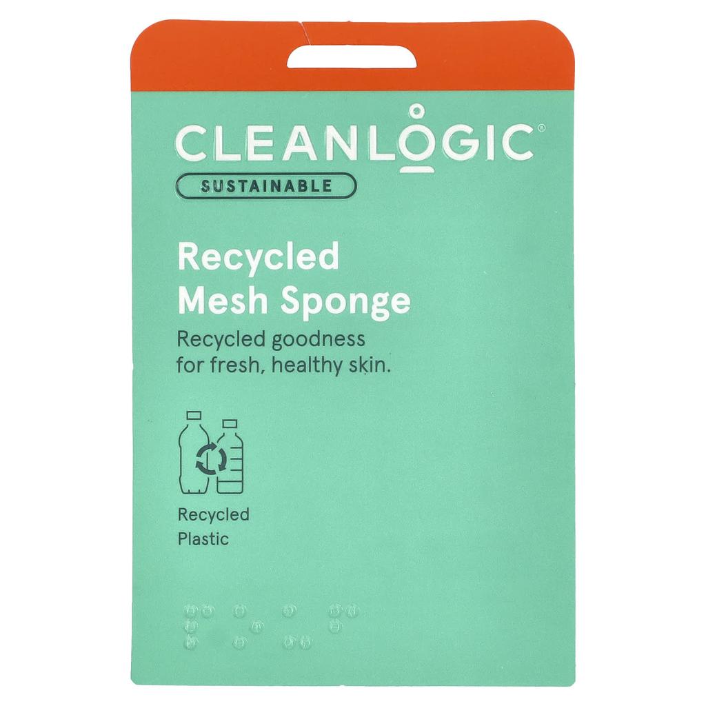 CleanLogic, Sustainable Recycled Mesh Sponge, 1 Piece
