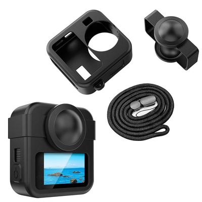 Силиконовый Чехол-Комплект для GoPro MAX 2 Водонепроницаемый 360 + Традиционные Аксессуары для Экшн-Камеры Защитная Крышка для GoPro MAX 2