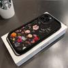 Красочные цветы для iPhone11 12 13 14 15 Чехол для телефона Apple 16PROMAX Защитный чехол XR