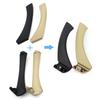 Black Beige Car Interior Left Right Door Inner Handle Panel Pull Trim Cover For BMW 3 Series E90 E91 E92 316 318 320 325
