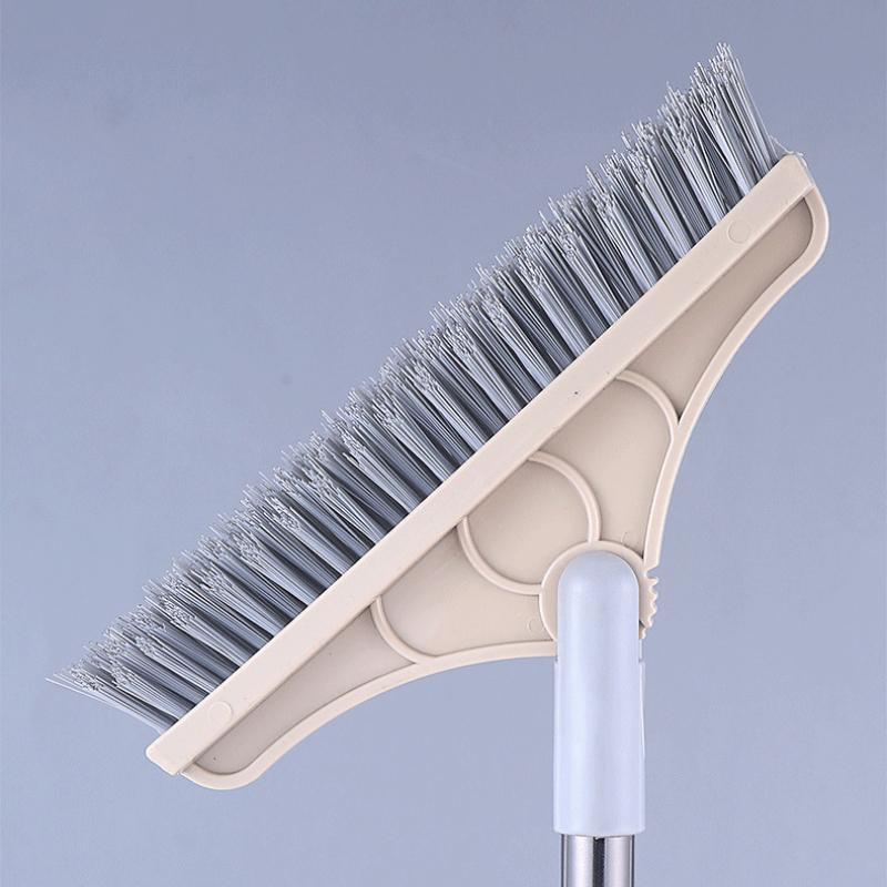 2 в 1 скруббер с длинной ручкой, щетка для пола, щетка для чистки ванной комнаты с регулируемой съемной жесткой щетиной для чистки плитки