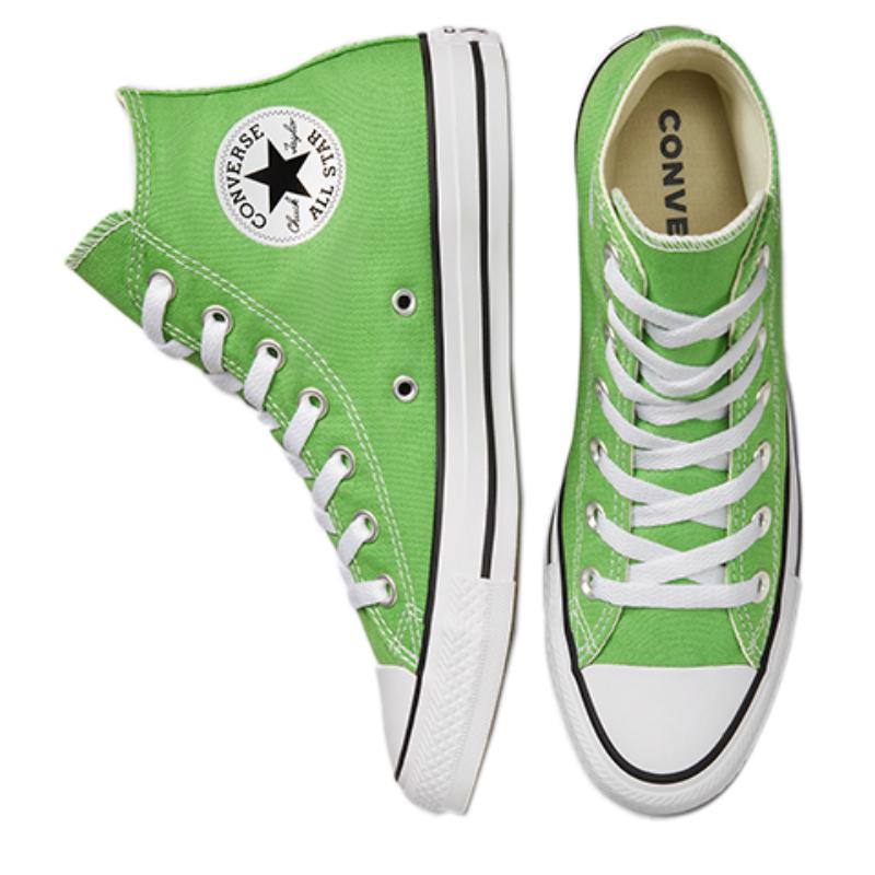Converse Трендовые парусиновые кеды Chuck Taylor All Star с высоким верхом, унисекс, зеленые и белые