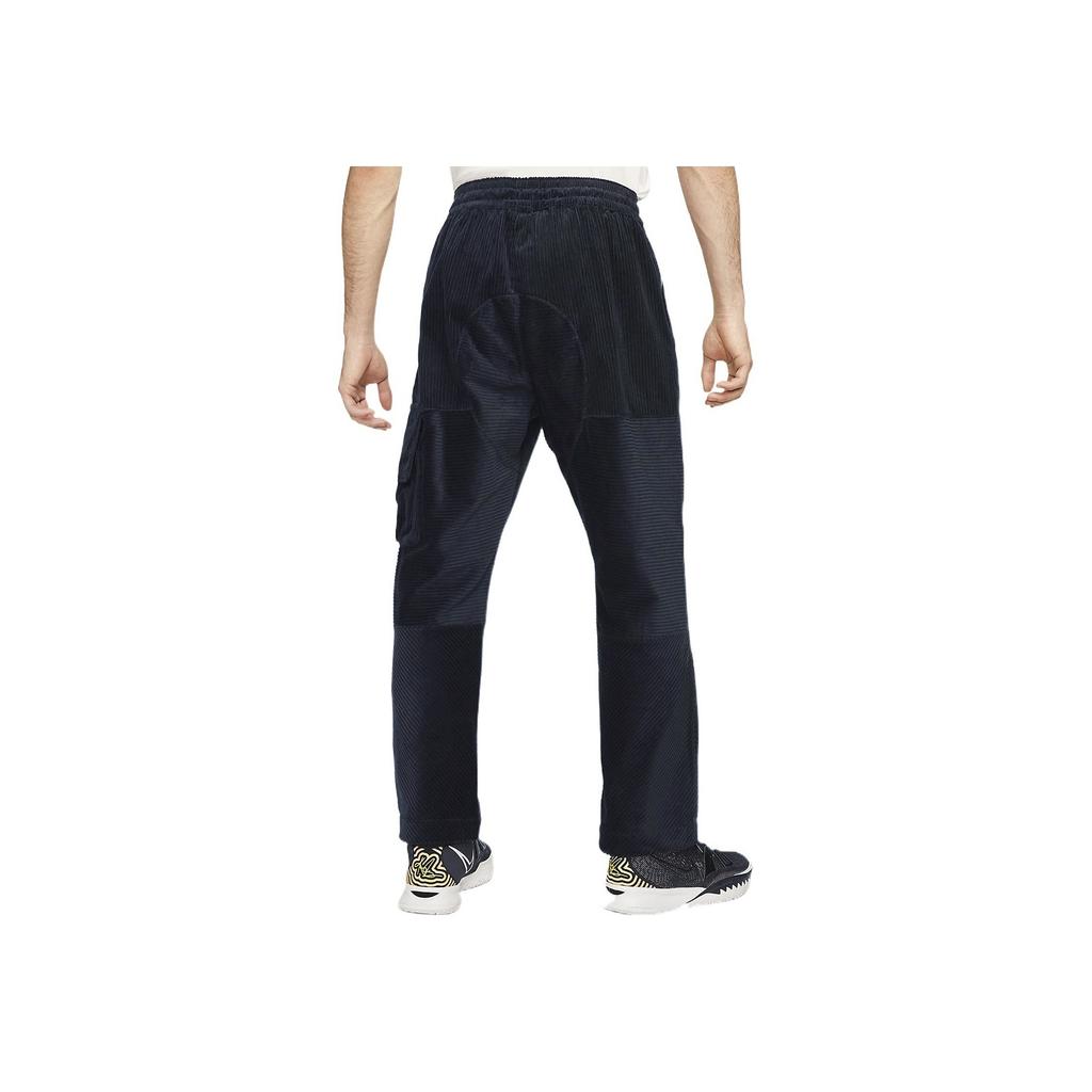 Nike Вельветовые рабочие повседневные прямые брюки мужские низ черный DA6686-010