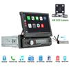 Retractable 7 Inch 1 Din Android Car Radio Touchscreen Mp3 Multimedia Video Player Autoradio CarPlay Bluetooth Car MP5 Player
