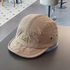Short Baseball Hat Japanese Brim For Women Soft Brim Cotton Sunscreen Peaked Cap Korean Outdoor Embroidery Visors Hat