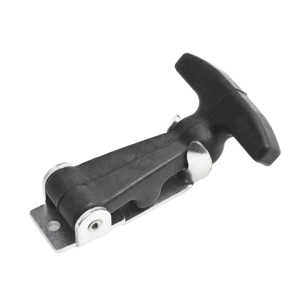 1 Pcs Elastic Stainless Steel Rubber Hood Catch Flexible T Handle Hasp Rubber Elastic Shock-absorbing T-shaped Buckle