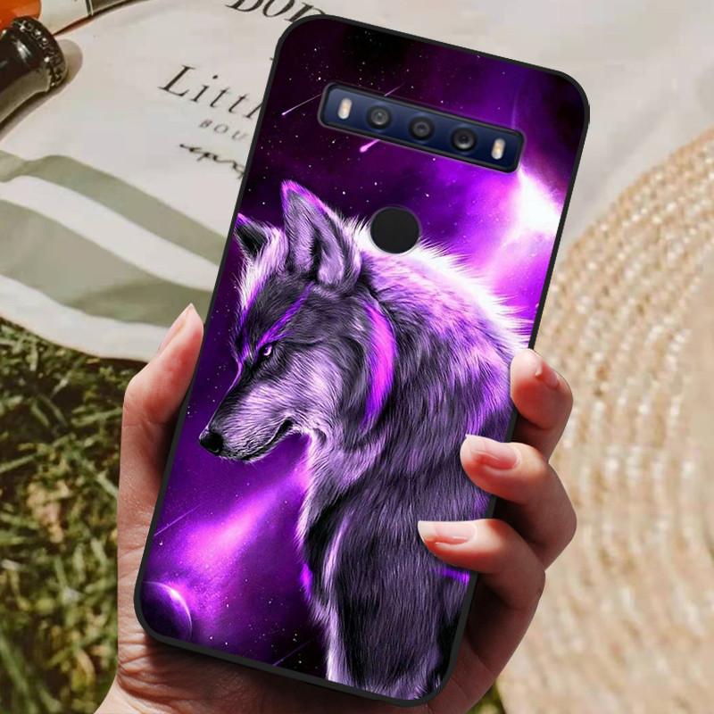 Для TCL 10 SE Чехол Роскошный Волк Лев Силикон ТПУ Мягкий Чехол для Телефона Для TCL 10 SE Coque TCL 10SE Capa TCL10 SE Милый Funda