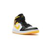 Air Jordan 1 Mid SE White Laser Orange Женские кроссовки Черные CV5276-107