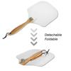 Detachable Pizza Shovel Aluminium Zinc Zinc Alloy Pizza Peel Durable Pizza Spatula Paddle  Baking Tools