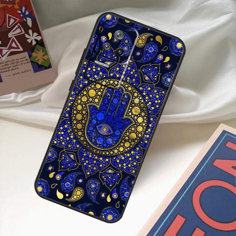Hamsa Hand of Fatima Case For Xiaomi 14 13 Ultra 12 Lite 11T 12T 13T Pro POCO M6 X3 X5 X6 Pro F3 F5 M5s Cover