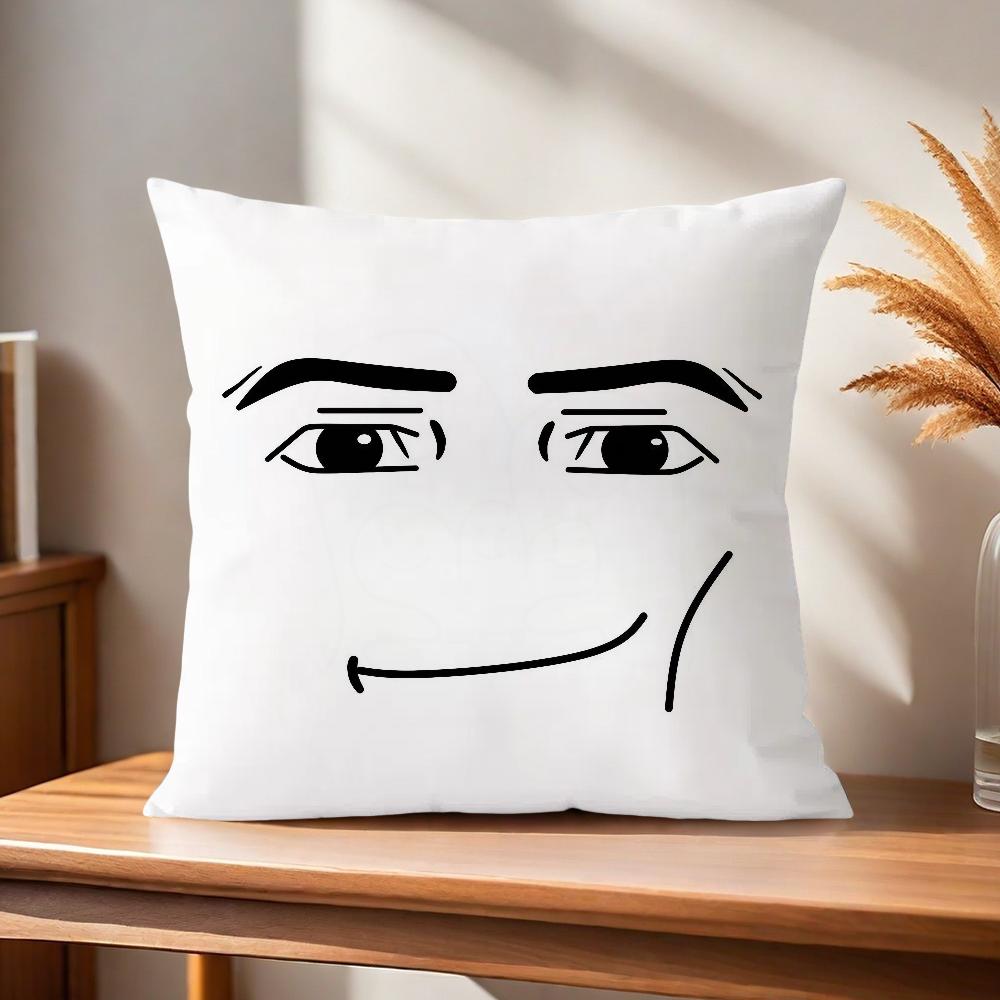 Meme Face Comfortable Soft Pillow Sigma Case Boy for Man Sofa Living Room Home Funny Office Decor and Protective Covers