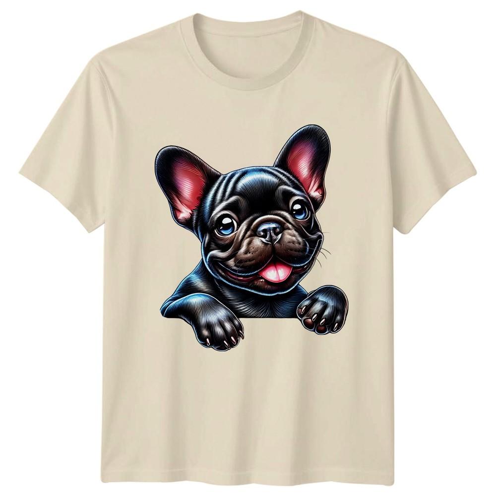 Adorable French Bulldog Puppy Dog TShirt French Bulldog Gift For Him And Her