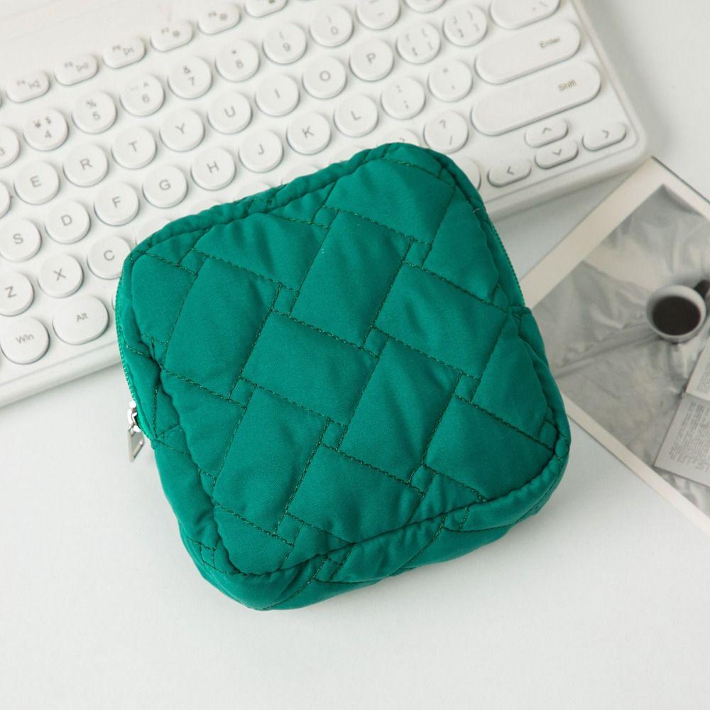 Дорожный органайзер, косметичка, однотонная гигиеническая прокладка, сумка для тампонов, наушники, сумка для монет, помада