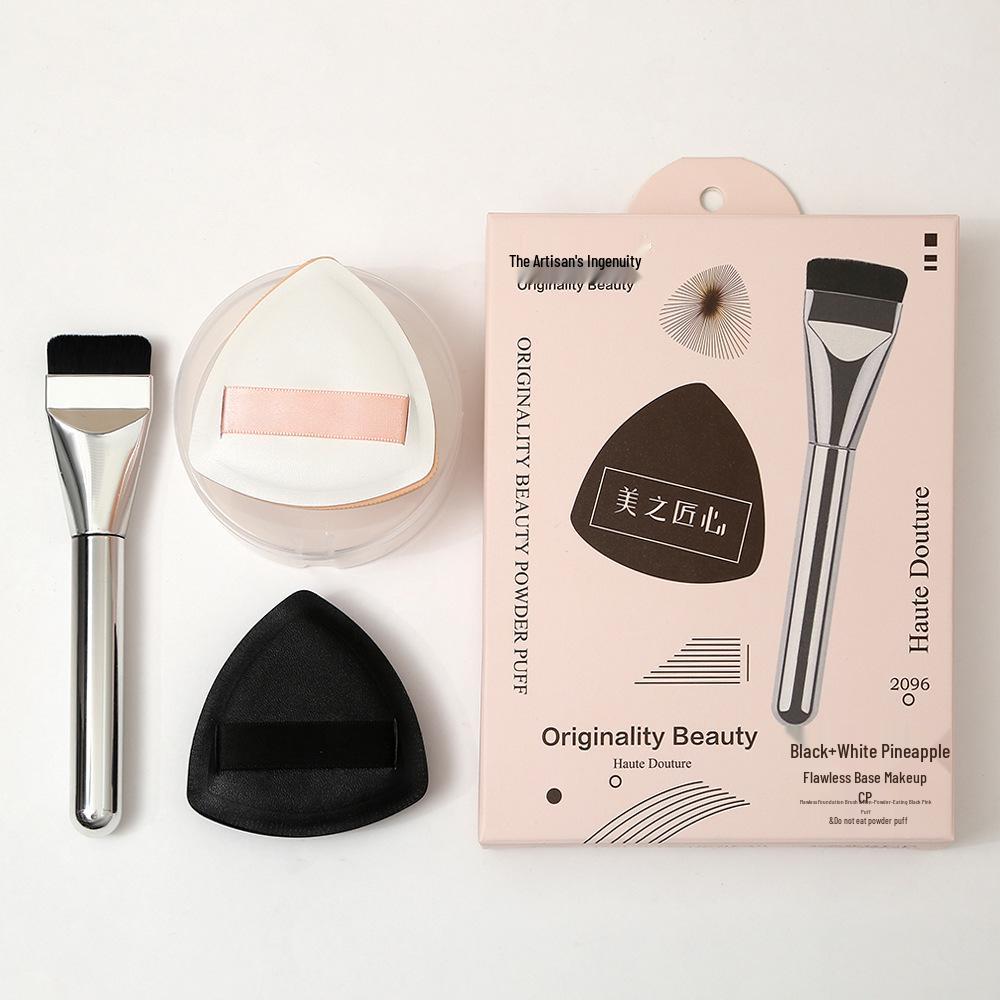 100% Хлопок Двусторонний Зефирный Спонж для Лица Консилер и Спонж для Нанесения Пудры