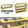Children's Toy Car Storage Rack Garage for Collectibles 1/64 Diecast Model Easy Assembly