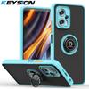 KEYSION Модный матовый чехол для Xiaomi POCO X4 GT X4 Pro 5G X3 NFC, прозрачный противоударный чехол для телефона с кольцом для Redmi Note11T Pro +