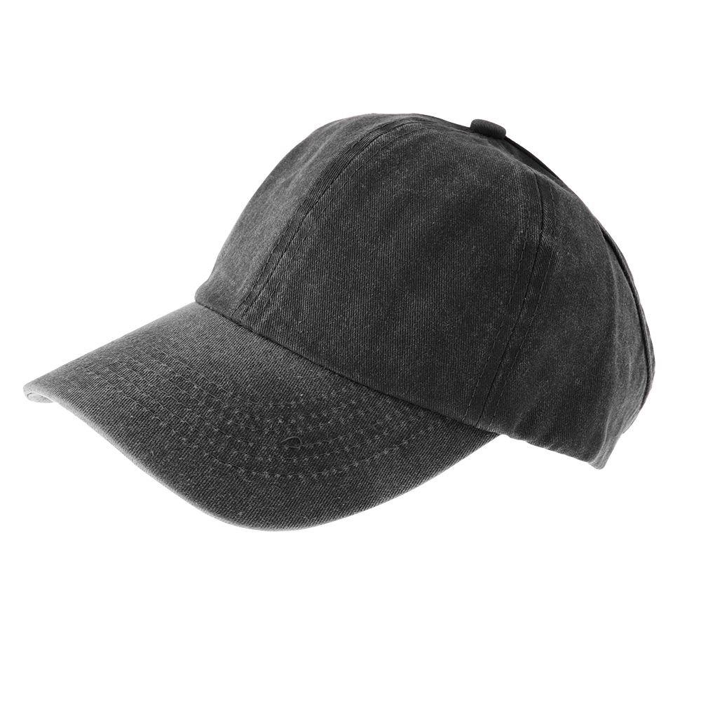 Half-Empty Top Adjustable Messy Bun Ponytail Cap Women's Baseball Cap Hip Hop Caps Sun Visor Hat