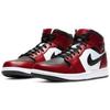 Air Jordan 1 Mid Chicago Black Toe Unisex Sneakers Red Gym-Red White 554724-069