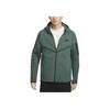 Nike Спортивная куртка Windrunner с капюшоном и полной молнией из материала Tech Fleece, зеленая, мужская, HV0950-338