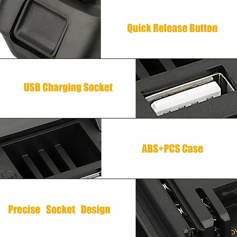 USB-адаптер-конвертер с выходным портом USB, совместимый для 20 В Dewalt Milwaukee M18, конвертер в