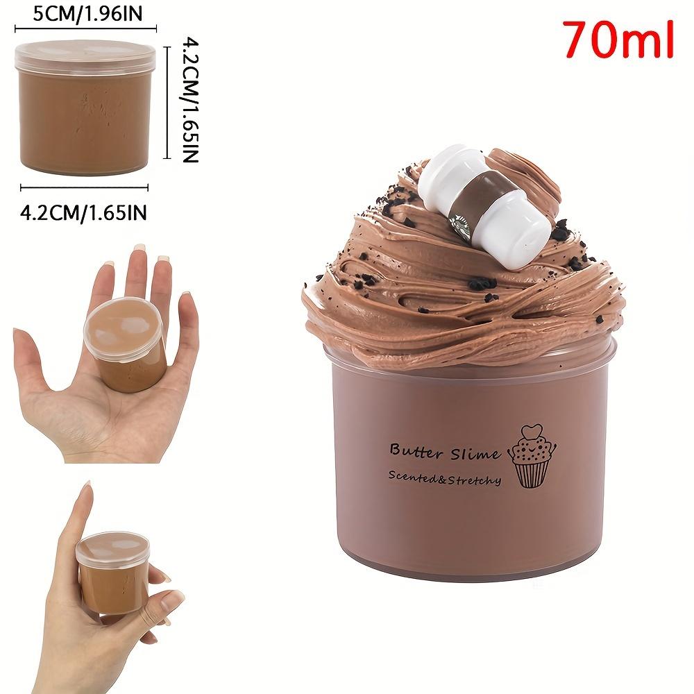 70 мл набор пушистых масляных слизей с ароматными слаймами «сделай сам», ананас, фруктовые подвески, слизь, супер мягкие и нелипкие игрушки-подарок на день рождения