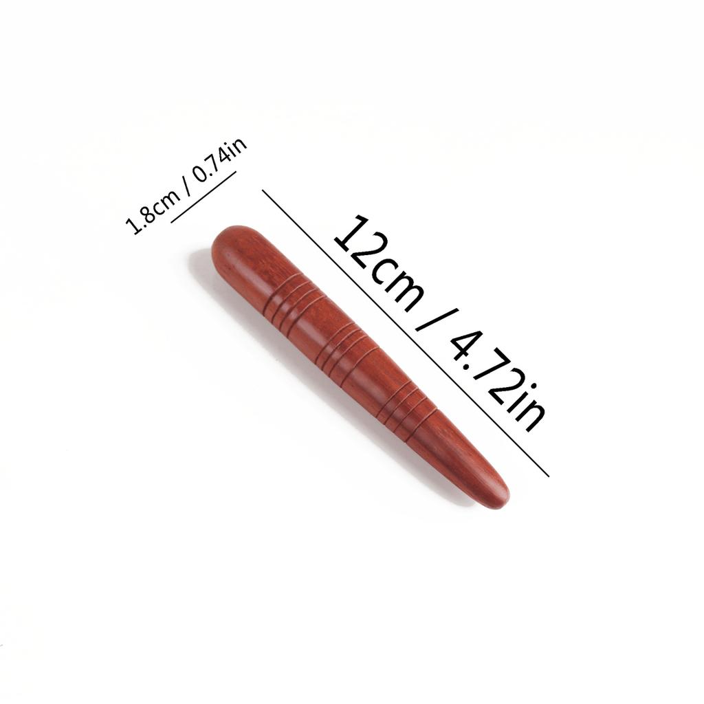 Vietnamese Rosewood Massage Tool Wooden Cross Nasal Acupoint Stimulator Triangular Bird-Foot Foot Massager