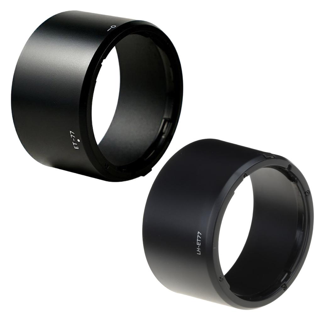Replacement ET77 Lens Hood for RF 85mm f/2 Macro IS STM Black Bayonet Mount Protectors Camera Essential Accessory