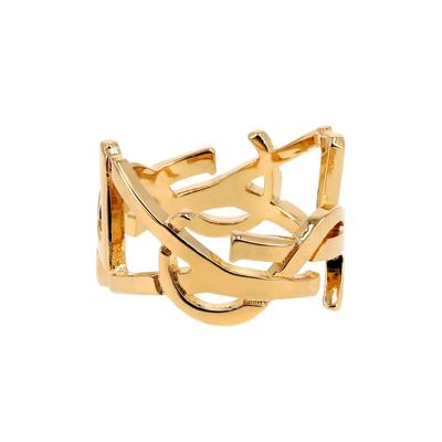 Металлическое кольцо для шарфа Saint Laurent Cassandra Monogram 823669 Y1500 8030