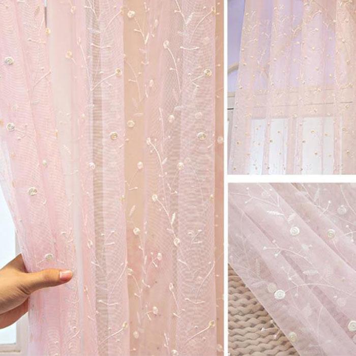 Занавеска на балкон, окно, занавеска на эркер, занавеска с вышивкой, занавеска на окно, занавеска для спальни, карниз для штор