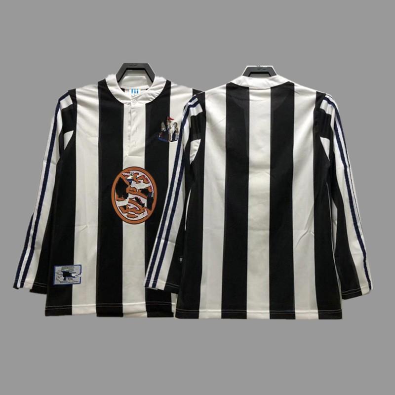 Retro Newcastle United Football Jerseys Short Long Sleeve Soccer Shirts Men Women Sports