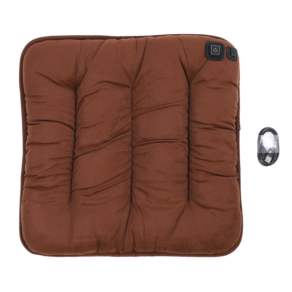 Heated Seat Cushion with USB Port Graphene Washable 3 Levels Fast Heating 30 celsius  to 65 degrees C Heated Seat Pad