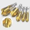 Woodwork Counersink Drill Bit Set Titanium Coat Counter Sink Wood Hole Cutter Metal Plastic 5 Flute Chamfer Ream 90 Degree Tool
