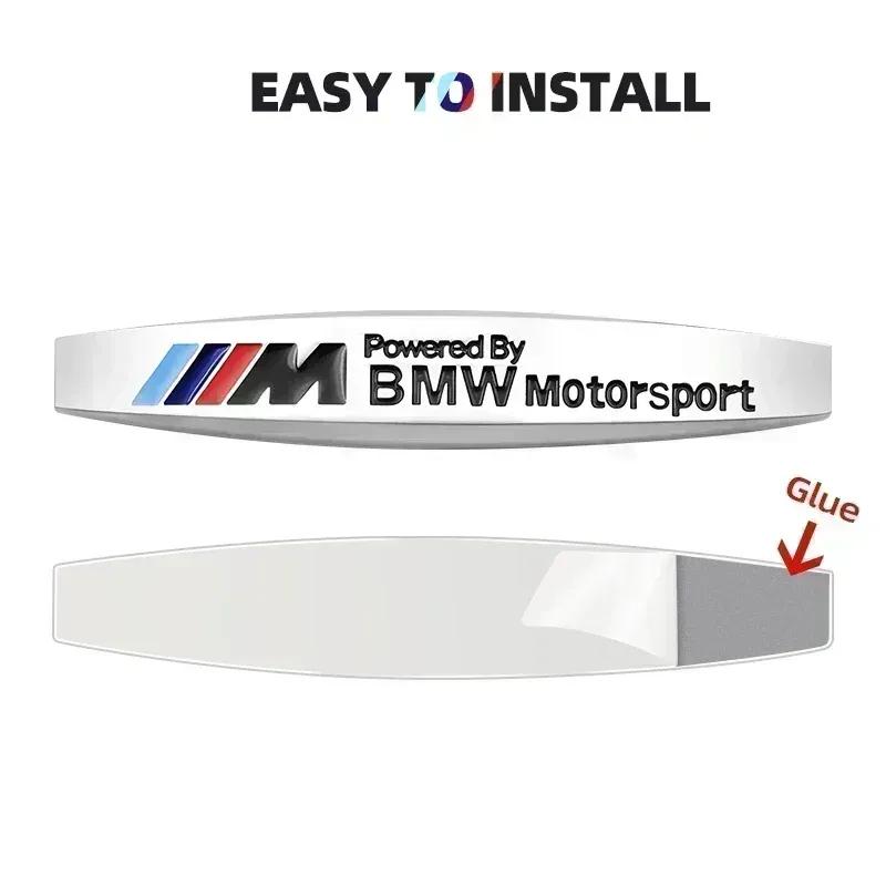 Автомобильная наклейка с эмблемой Motorsport Металлические наклейки Для BMW Серии M 3 5 7 e46 e90 e60 f10 X3 X4 X5 X6 E52 E64 E91 E83 E84 E52 E89