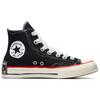 Converse Chuck 70 High Sketch - Black Unisex Sneakers White Red A09139C