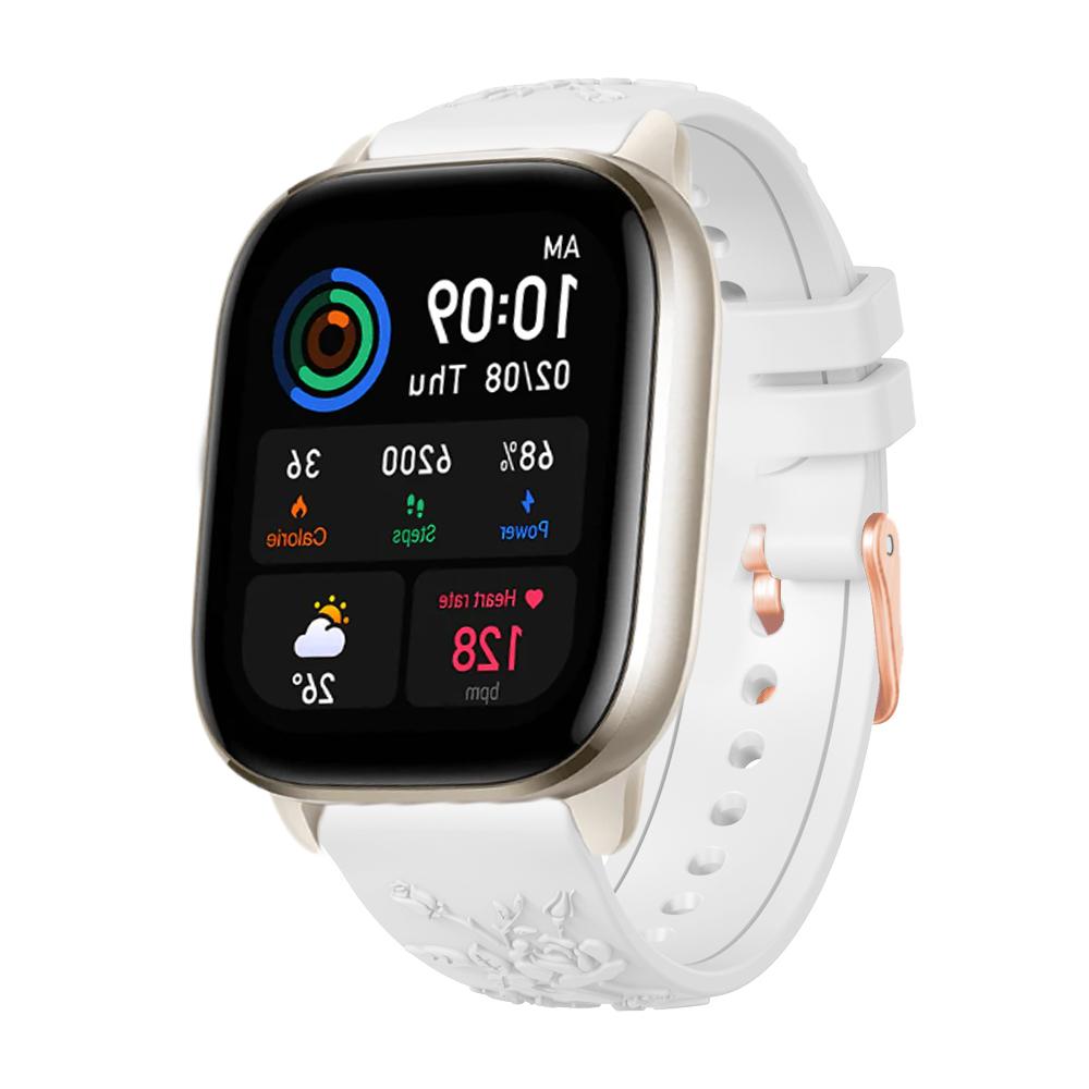 Силиконовый ремешок 20 мм для Huami Amazfit GTS 4 4Mini / GTS3 / GTS2 / GTS2e /GTS2 Mini/GTR 42 мм Браслет Amazfit Bip 3 Pro Ремешок для часов