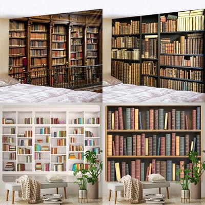Книжная полка фоновая ткань большого размера домашний художественный гобелен богемный декоративный гобелен хиппи коврик для йоги листы диванное одеяло