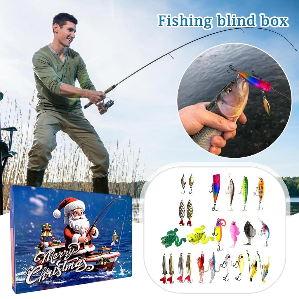 Рождественский Набор Рыбы Креативный Набор для Любителя Рыбалки Разнообразная Рыба Рыба Набор