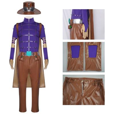 Косплей костюм JoJo's Bizarre Adventure Хэллоуин Косплей Джеллоу Зеппели Двумерный сценический костюм