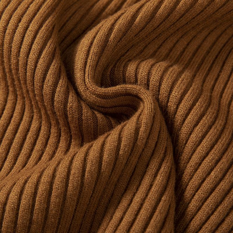 Женское короткое вязаное платье-свитер, повседневное с длинным рукавом и круглым вырезом, с высокой талией, тонкой подошвой для отдыха, черный, синий, коричневый, абрикосовый