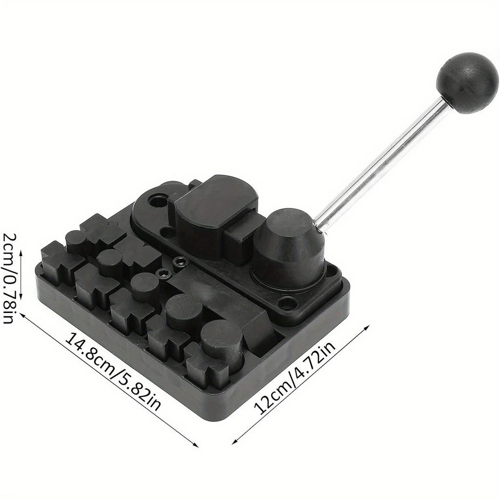 Пластиковый/Металлический Станок для Гибки Колец для Золота Серебра и Меди Многофункциональный Набор Инструментов для Округления Формовки и Прокатки Ювелирных Изделий