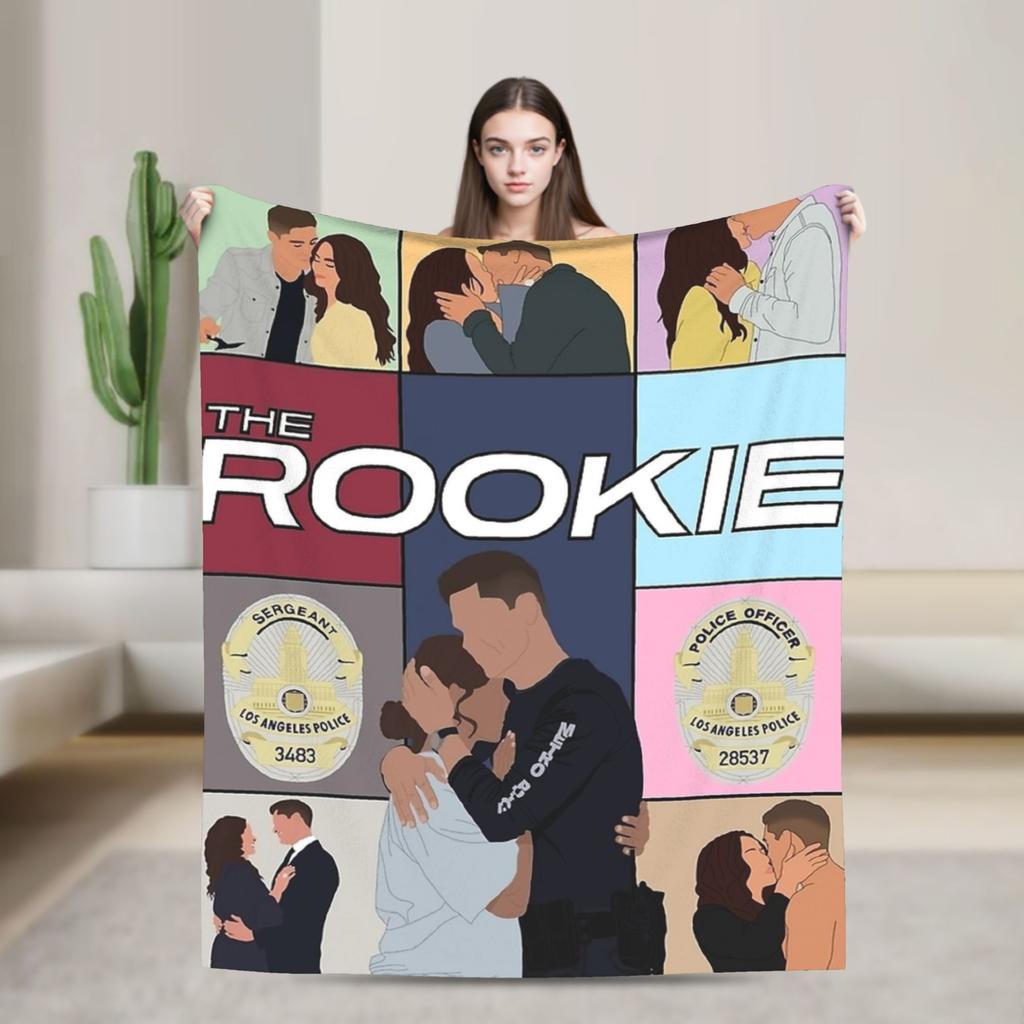 The Rookie TV Show Flannel Blankets Soft Throw Blanket for Living Room Picnic Graphic Bedspread Sofa Bed Cover